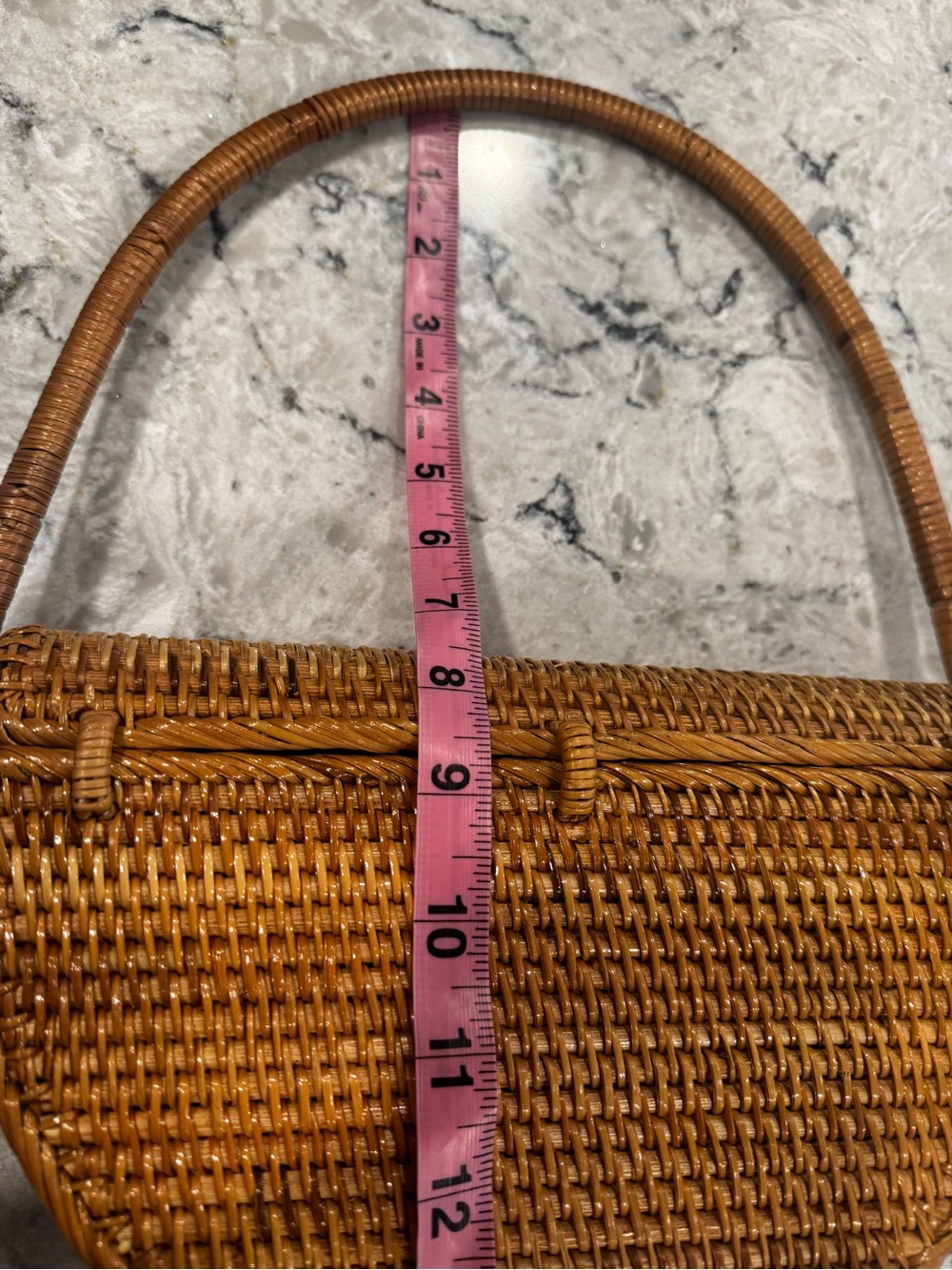 CULT GAIA Ryka Rattan Ark Handbag Purse - Picture 8 of 9